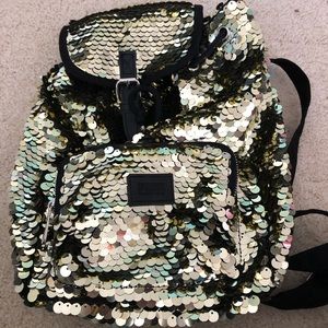 VS PINK Discontinued Sequin Mini Backpack